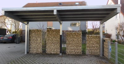 Carport in Mannheim freitragend